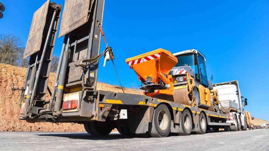 equipment on a truck