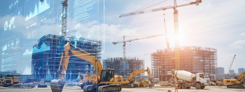 Construction Site with equipment