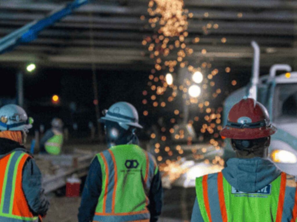 construction workers in a job site