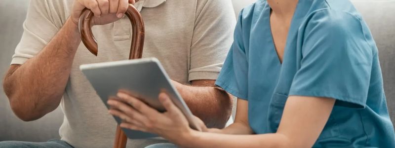 nurse and patient