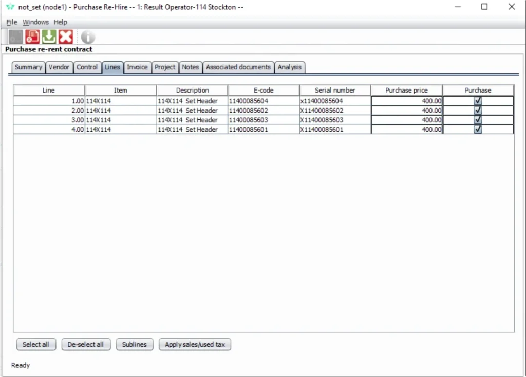 purchase order