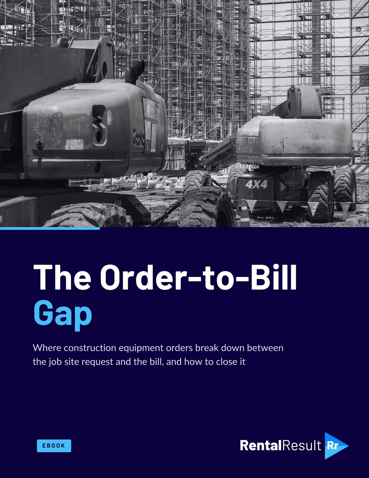 Cover of The Order-to-Bill Gap eBook by RentalResult